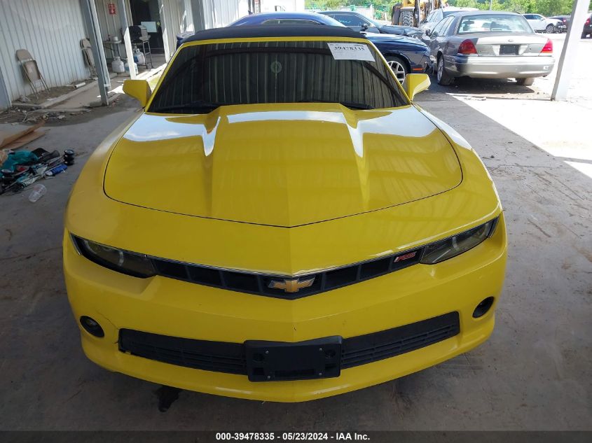 2014 CHEVROLET CAMARO LT - 2G1FC3D3XE9311755