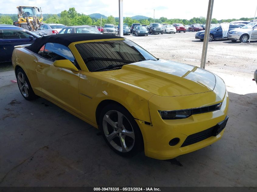 2014 Chevrolet Camaro 2Lt VIN: 2G1FC3D3XE9311755 Lot: 39478335