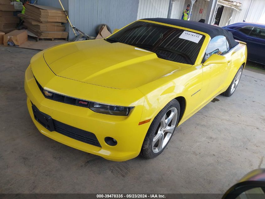 2014 CHEVROLET CAMARO LT - 2G1FC3D3XE9311755