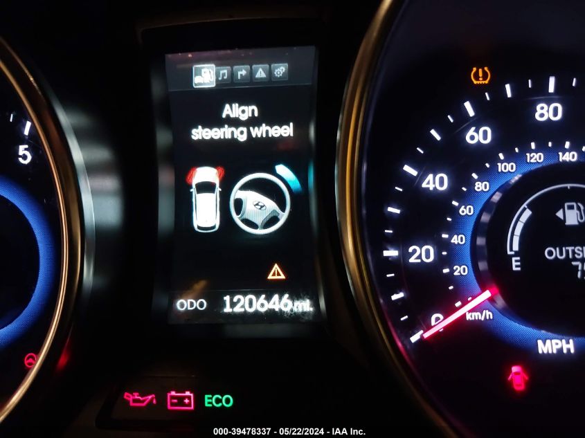 2016 Hyundai Santa Fe Sport 2.0L Turbo VIN: 5XYZWDLA9GG354346 Lot: 39478337