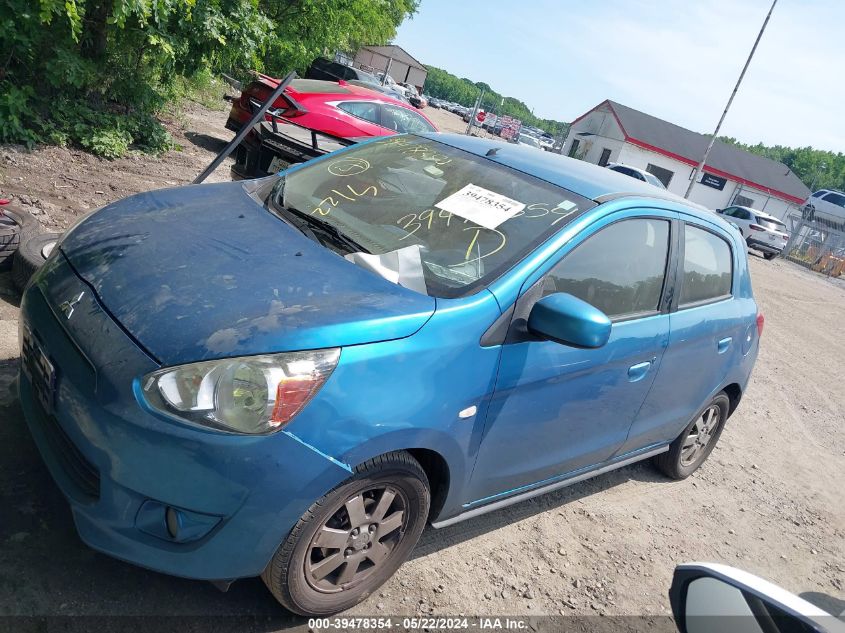 2014 Mitsubishi Mirage Es VIN: ML32A4HJ2EH005576 Lot: 39478354