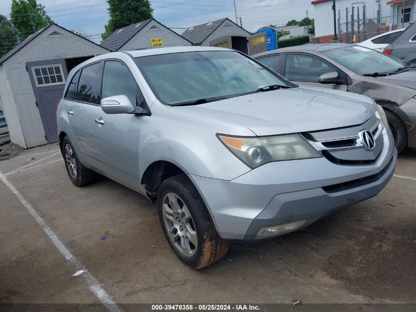 2009 Acura Mdx VIN: 2HNYD28259H507391 Lot: 39478358