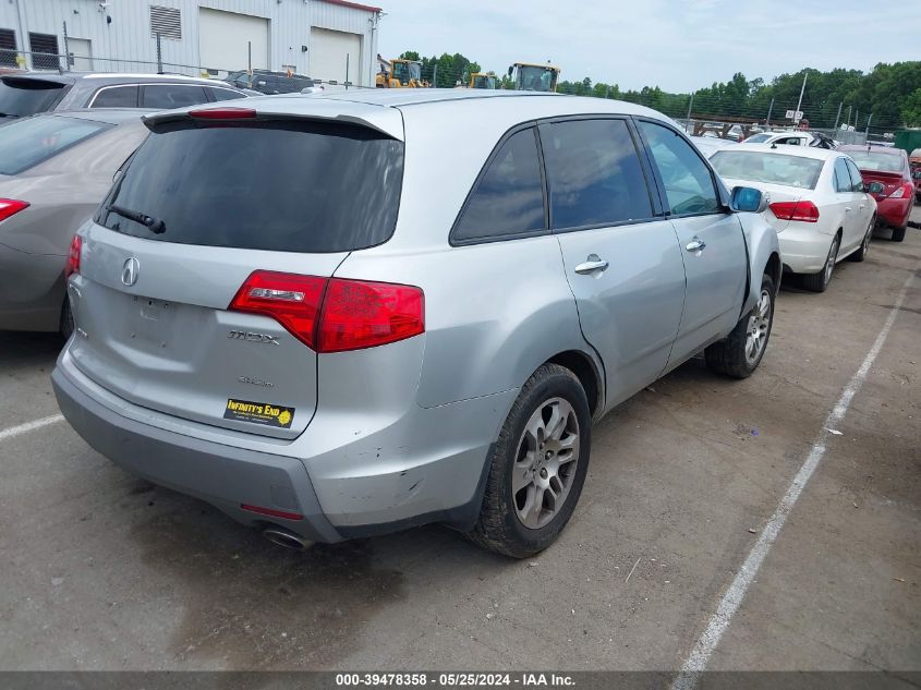 2009 Acura Mdx VIN: 2HNYD28259H507391 Lot: 39478358