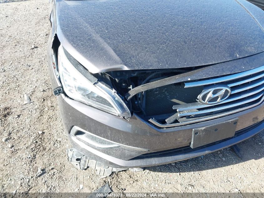 2017 Hyundai Sonata VIN: 5NPE24AF4HH455880 Lot: 39478373
