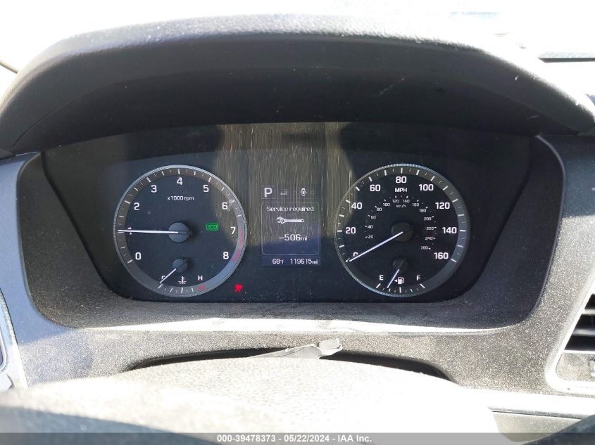 2017 Hyundai Sonata VIN: 5NPE24AF4HH455880 Lot: 39478373
