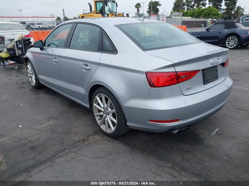 2016 Audi A3 Premium VIN: WAUA7GFF1G1008047 Lot: 39478375