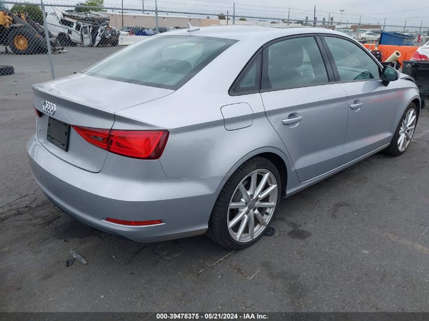 2016 Audi A3 Premium VIN: WAUA7GFF1G1008047 Lot: 39478375