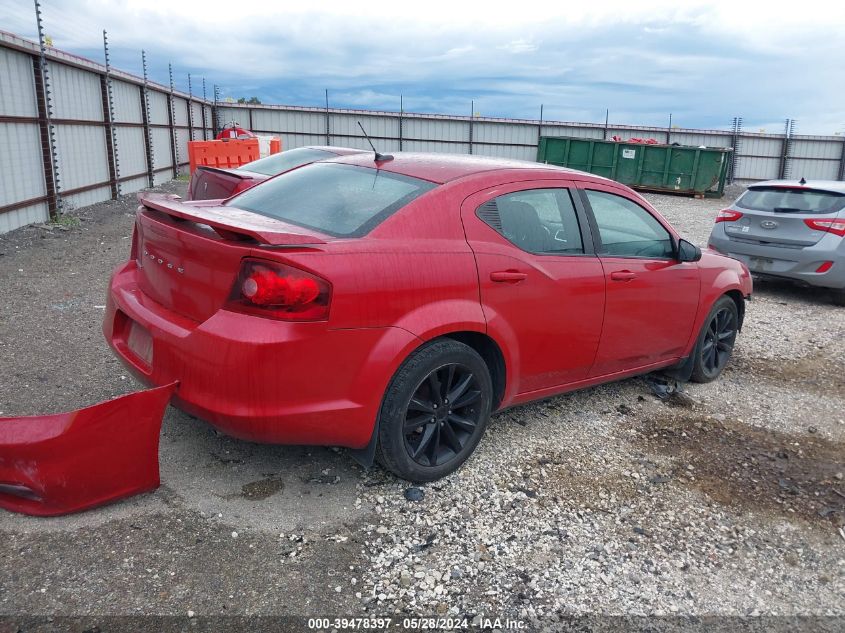 2013 Dodge Avenger Se VIN: 1C3CDZAG0DN748469 Lot: 39478397