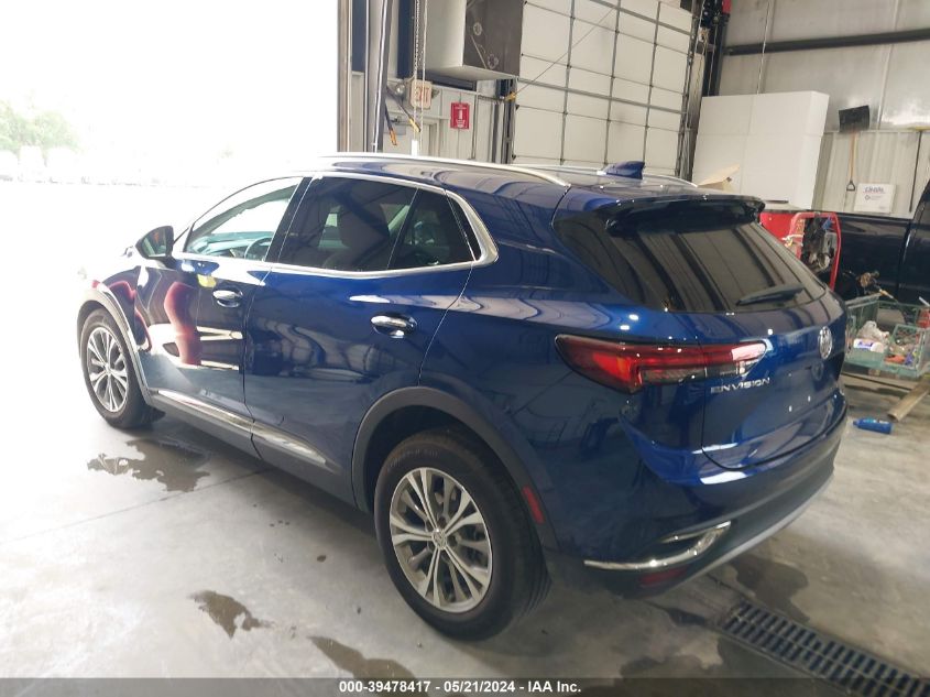 2023 Buick Envision Preferred Fwd VIN: LRBAZLR41PD097616 Lot: 39478417