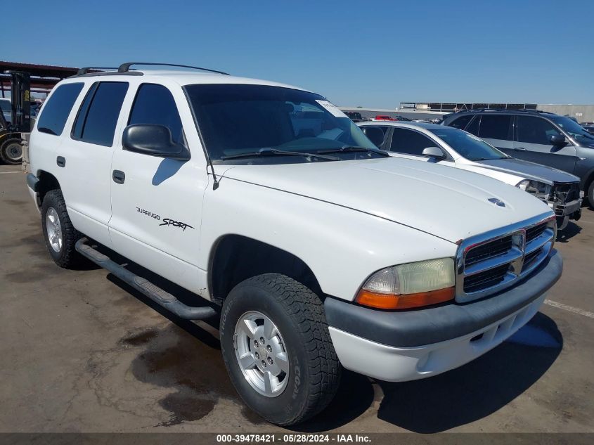 2001 Dodge Durango VIN: 1B4HS28N41F597349 Lot: 39478421