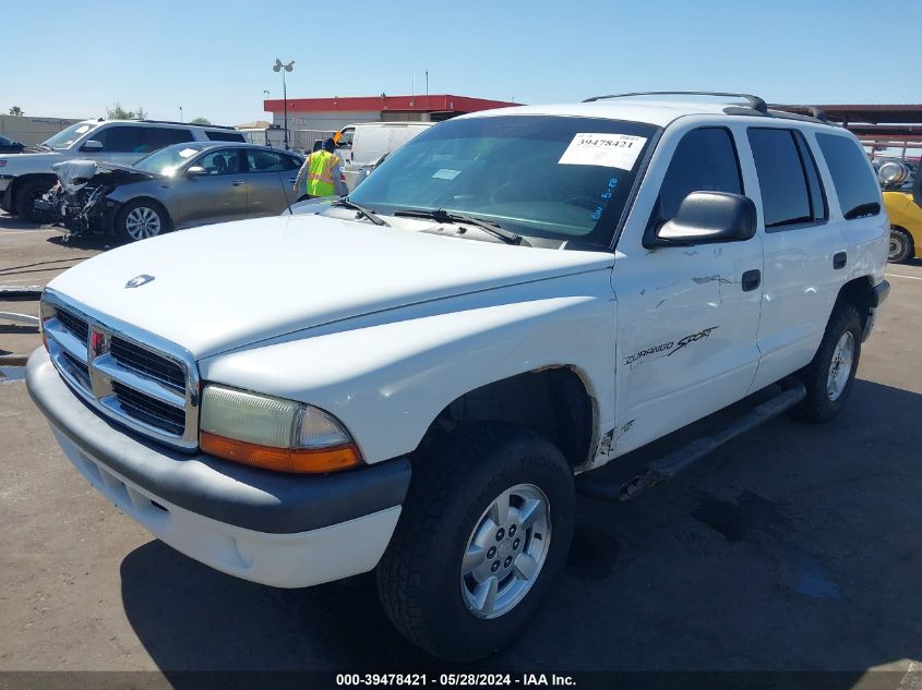 2001 Dodge Durango VIN: 1B4HS28N41F597349 Lot: 39478421