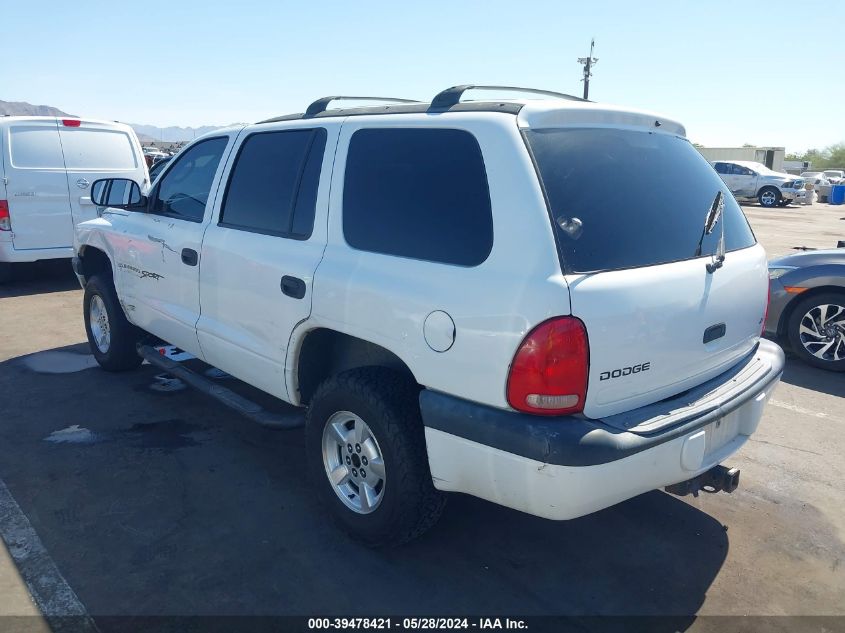 2001 Dodge Durango VIN: 1B4HS28N41F597349 Lot: 39478421