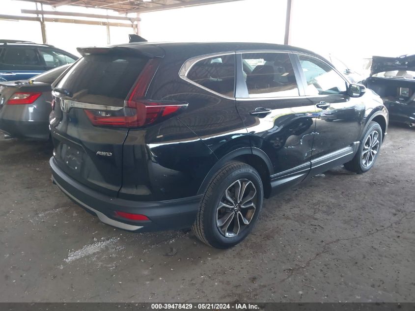 2022 Honda Cr-V Awd Ex VIN: 5J6RW2H56NL004829 Lot: 39478429