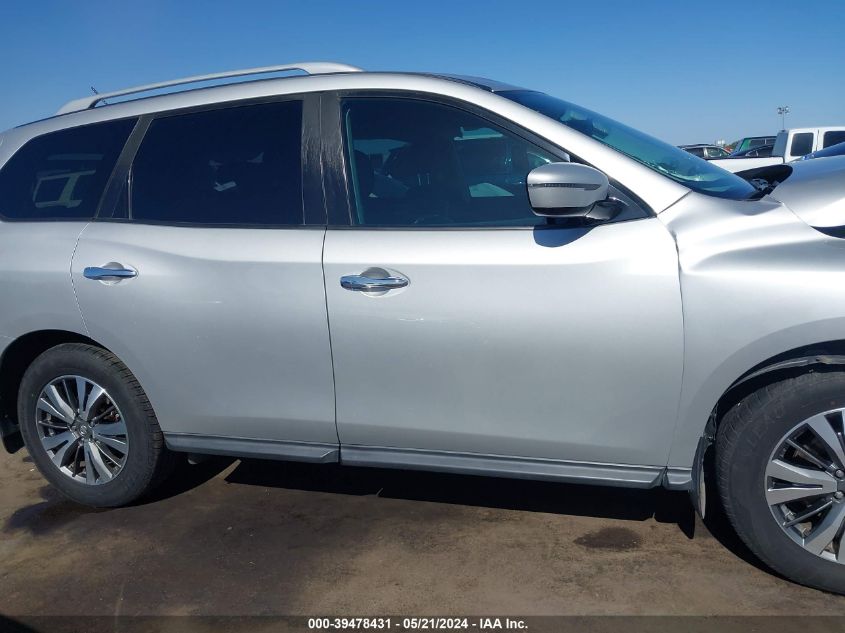 2017 Nissan Pathfinder Sv VIN: 5N1DR2MNXHC627612 Lot: 39478431