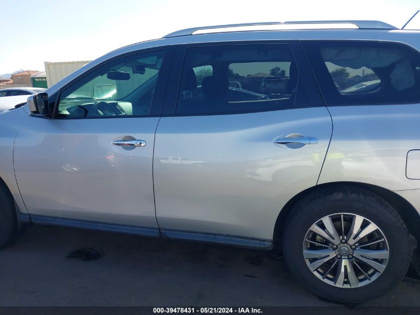 2017 Nissan Pathfinder Sv VIN: 5N1DR2MNXHC627612 Lot: 39478431