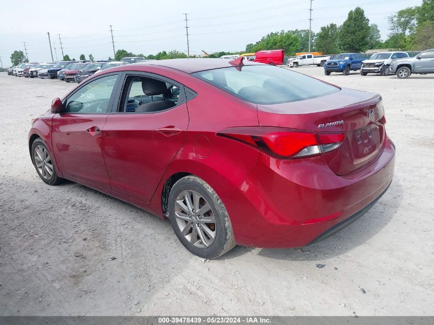 2014 Hyundai Elantra Se VIN: 5NPDH4AE1EH533805 Lot: 39478439