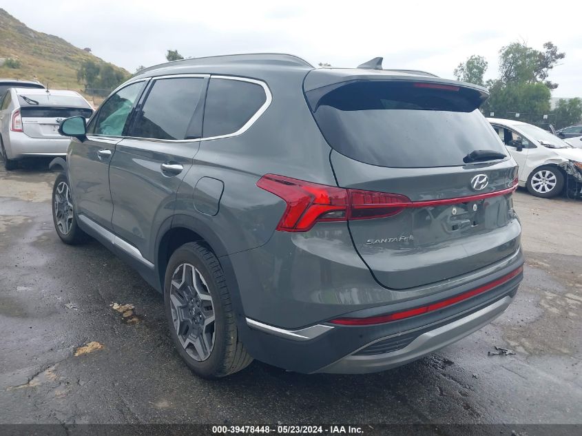 2022 Hyundai Santa Fe Limited VIN: 5NMS44ALXNH387452 Lot: 39478448