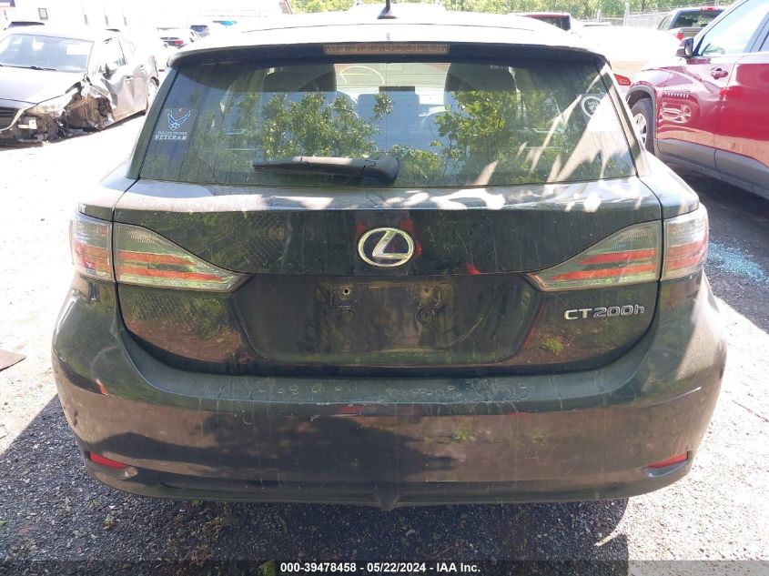 2012 Lexus Ct 200H Premium VIN: JTHKD5BHXC2111871 Lot: 39478458