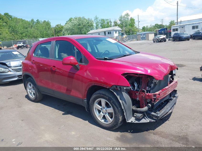 2015 Chevrolet Trax 1Ls VIN: KL7CJPSB8FB071748 Lot: 39478467