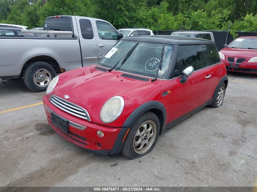 2005 Mini Cooper VIN: WMWRC33545TK61092 Lot: 39478471