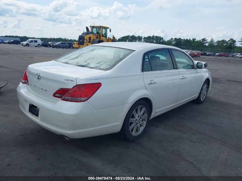 2008 Toyota Avalon Limited VIN: 4T1BK36B08U263120 Lot: 39478474