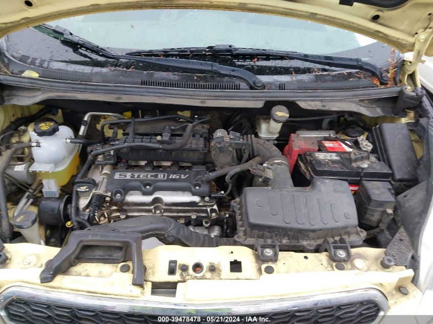 2013 Chevrolet Spark Ls Manual VIN: KL8CA6S99DC543837 Lot: 39478478