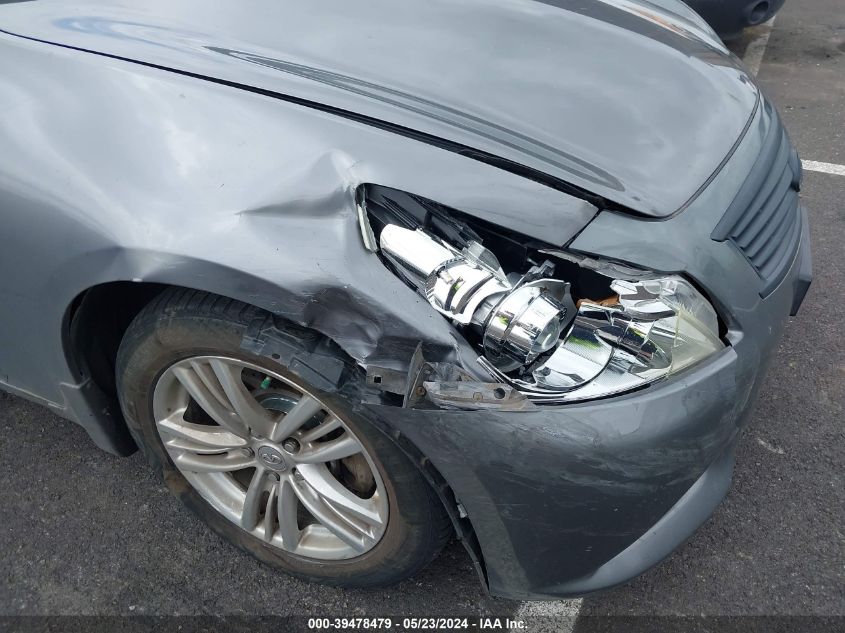 2011 Infiniti G37X VIN: JN1CV6AR9BM411202 Lot: 39478479