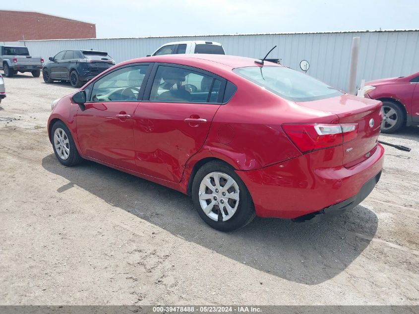 2014 Kia Rio Lx VIN: KNADM4A35E6417119 Lot: 39478488