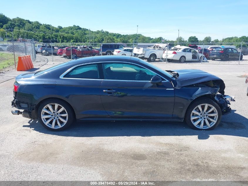 2018 Audi A5 Premium Plus VIN: WAUPNAF50JA018077 Lot: 39478492