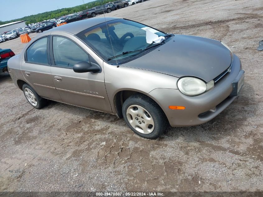 2001 Dodge Neon Se VIN: 1B3ES46C31D217837 Lot: 39478507