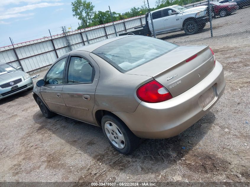 2001 Dodge Neon Se VIN: 1B3ES46C31D217837 Lot: 39478507