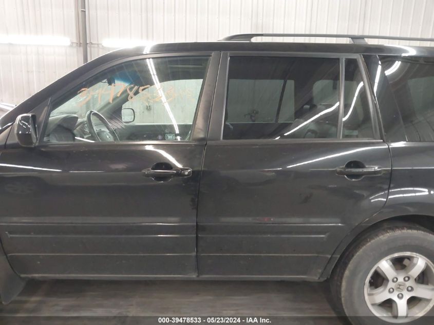 2008 Honda Pilot Ex-L VIN: 5FNYF18568B038465 Lot: 39478533