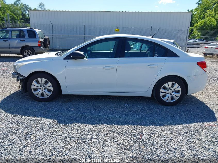 2012 Chevrolet Cruze Ls VIN: 1G1PC5SHXC7279922 Lot: 39478558