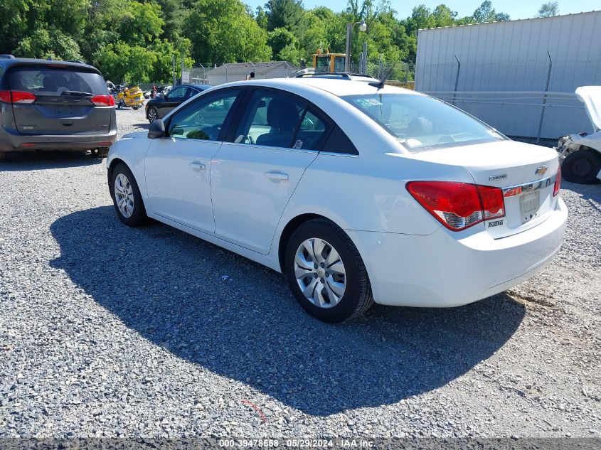 2012 Chevrolet Cruze Ls VIN: 1G1PC5SHXC7279922 Lot: 39478558