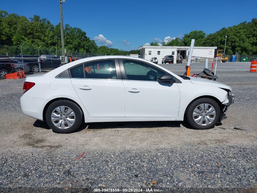 2012 Chevrolet Cruze Ls VIN: 1G1PC5SHXC7279922 Lot: 39478558