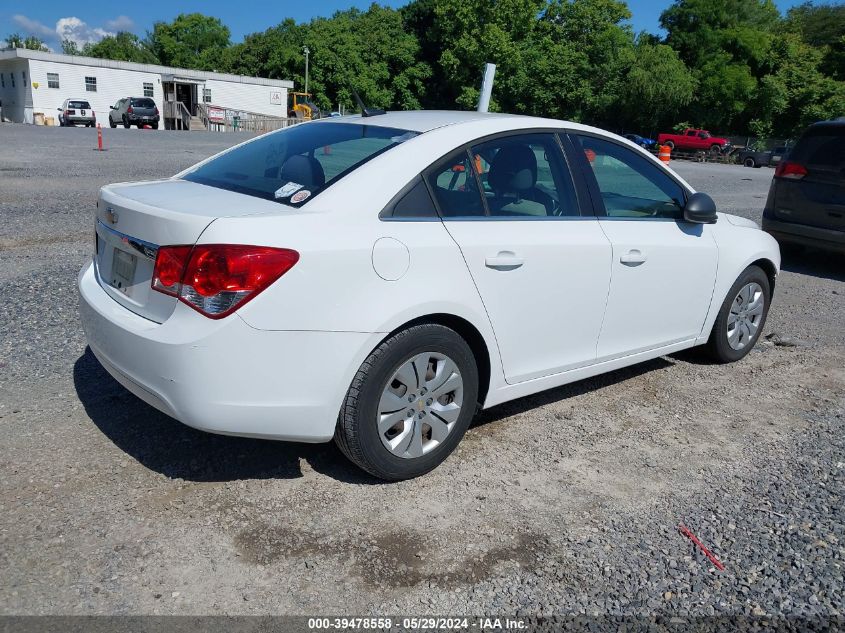 2012 Chevrolet Cruze Ls VIN: 1G1PC5SHXC7279922 Lot: 39478558