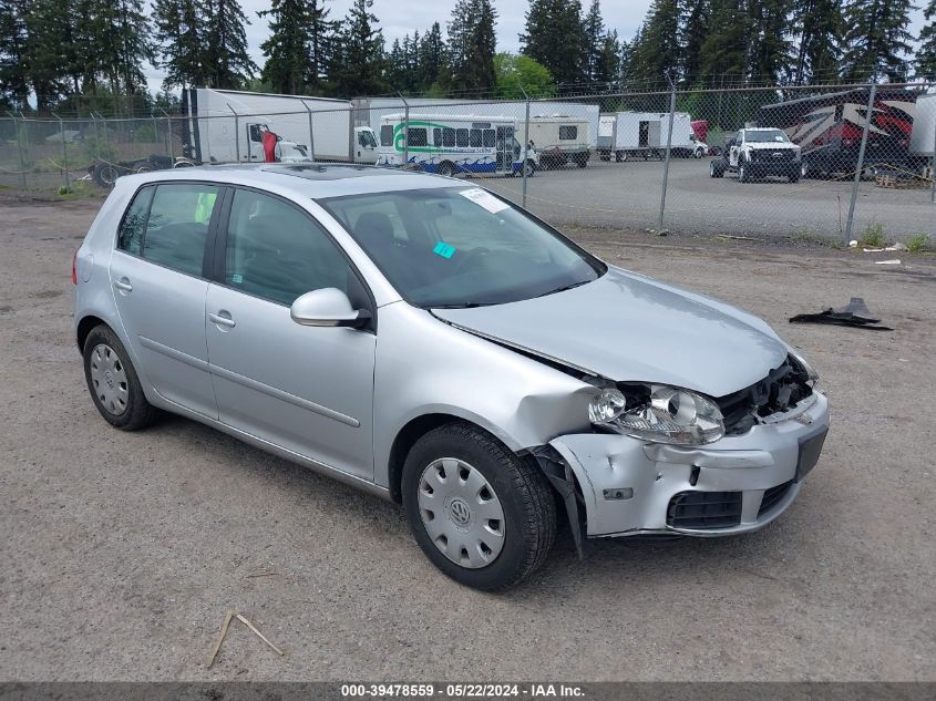 2007 Volkswagen Rabbit VIN: WVWCR71K77W080738 Lot: 39478559