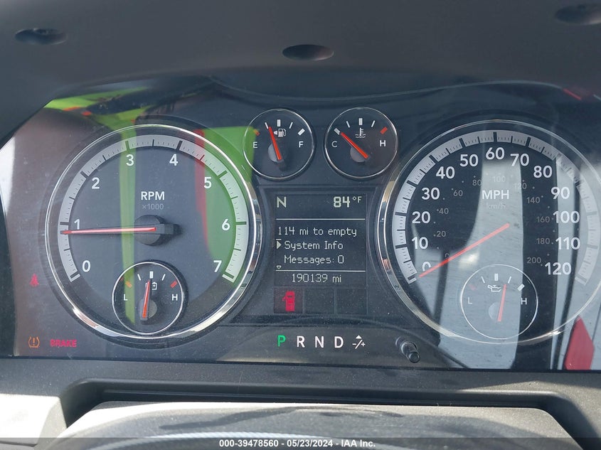 2009 Dodge Ram 1500 Slt/Sport/Trx VIN: 1D3HV18T09S762276 Lot: 39478560