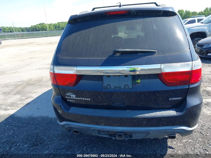 2011 Dodge Durango Crew VIN: 1D4SE4GTXBC595722 Lot: 39478562