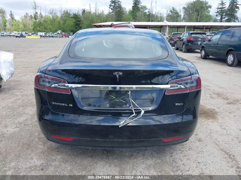 2018 Tesla Model S 100D/75D/P100D VIN: 5YJSA1E22JF293800 Lot: 39478567