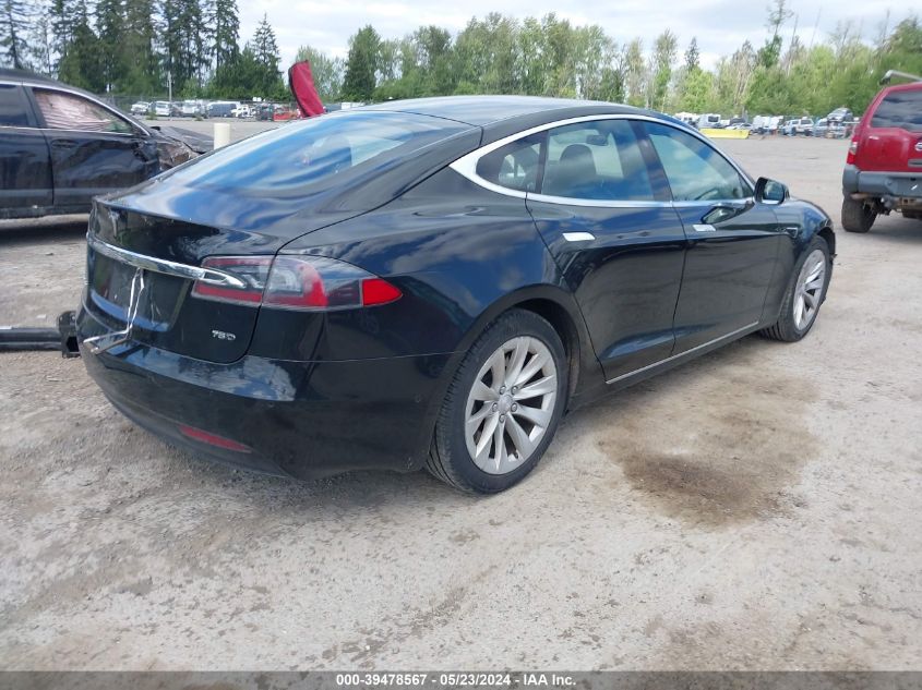 2018 Tesla Model S 100D/75D/P100D VIN: 5YJSA1E22JF293800 Lot: 39478567