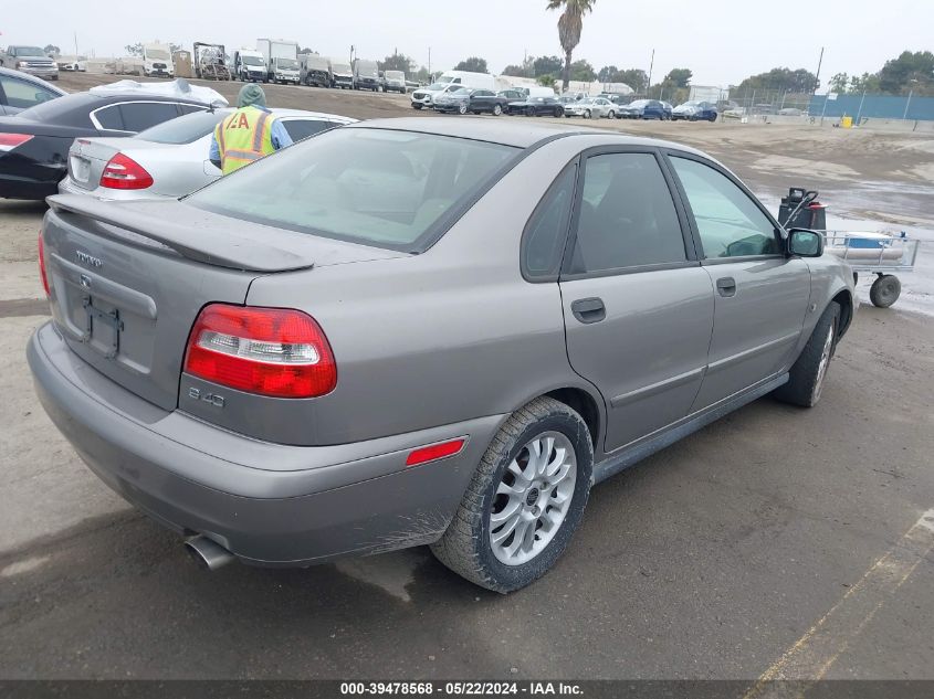 2004 Volvo S40 A/Lse VIN: YV1VS27594F063897 Lot: 39478568