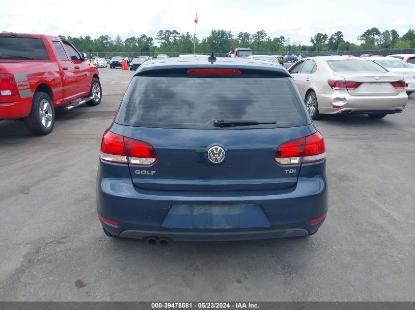 2014 Volkswagen Golf 2.0L Tdi VIN: WVWDM7AJ9EW003585 Lot: 39478581