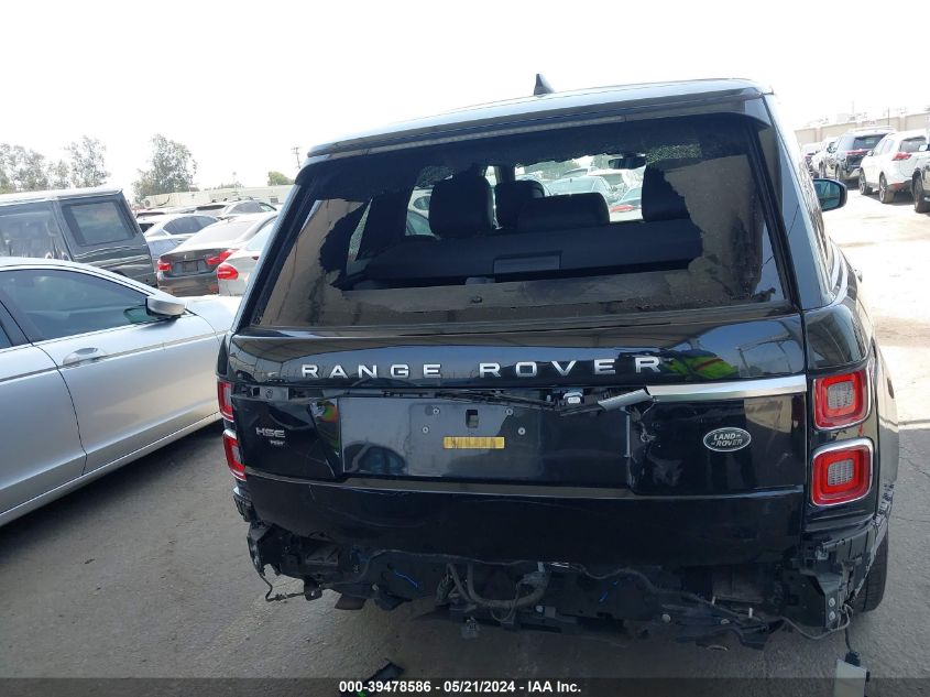 2020 Land Rover Range Rover P525 Hse VIN: SALGS2SE2LA573437 Lot: 39478586