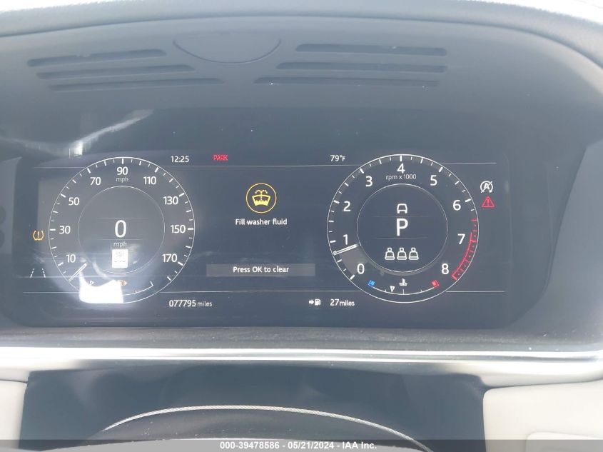 2020 Land Rover Range Rover P525 Hse VIN: SALGS2SE2LA573437 Lot: 39478586