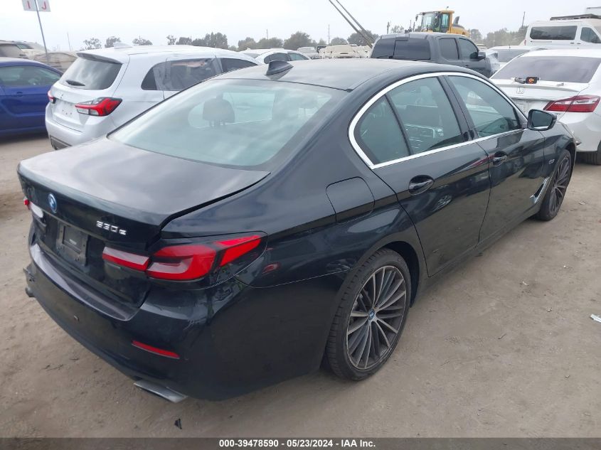 2022 BMW 530E VIN: WBA13AG08NCJ19540 Lot: 39478590