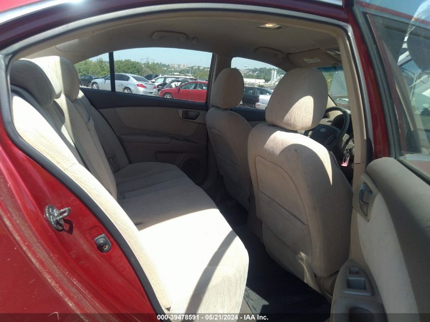 2007 Kia Optima Lx VIN: KNAGE123675138472 Lot: 39478591