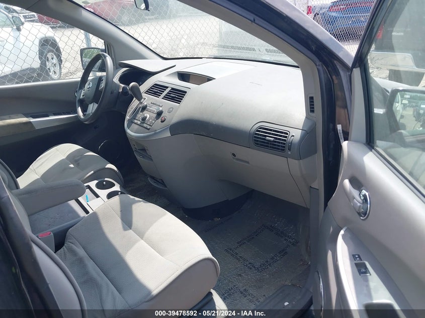 2007 Nissan Quest 3.5 S VIN: 5N1BV28U87N122630 Lot: 39478592