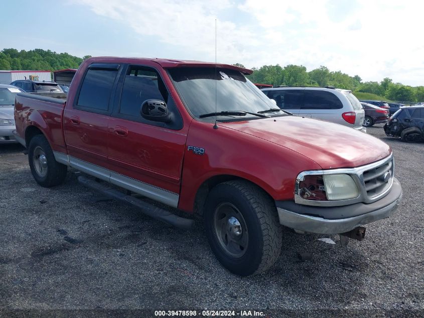 2001 Ford F150 Supercrew VIN: 1FTRW07WX1KE53144 Lot: 39478598