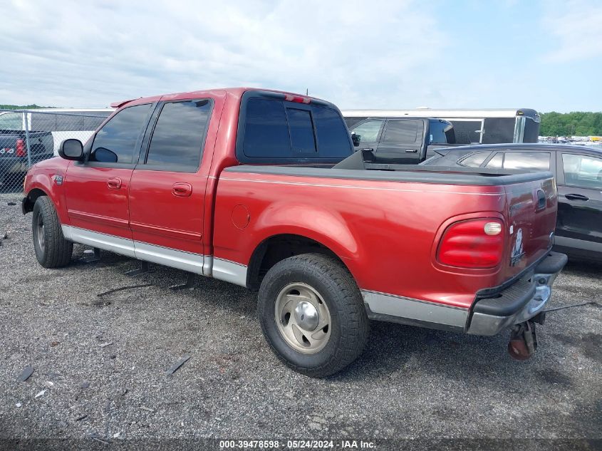 2001 Ford F150 Supercrew VIN: 1FTRW07WX1KE53144 Lot: 39478598